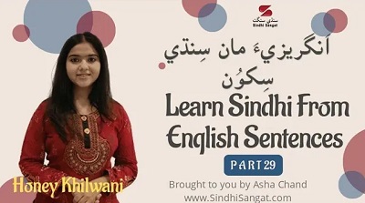 English to Sindhi Sentences Part 29 